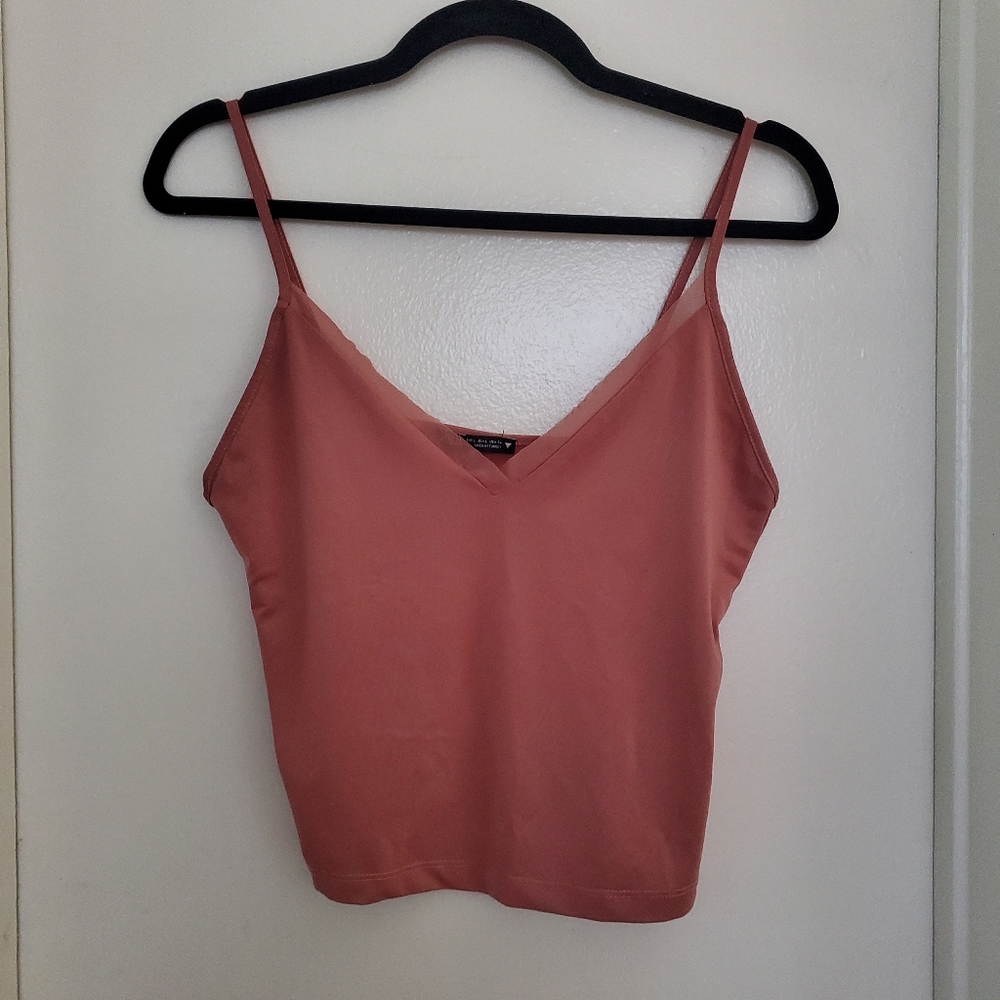 Zara Muave Pink Spaghetti Strap Cami